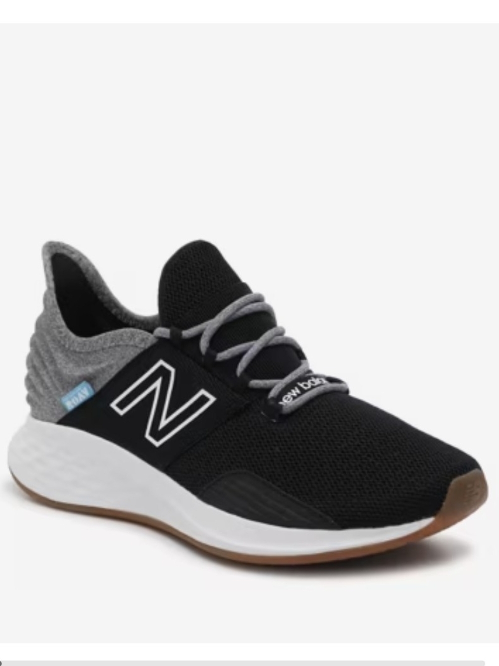 New Balance Kids Black, Gray & White Athletic Sneakers